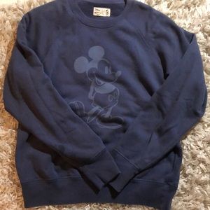 Dark blue Mickey Mouse sweatshirt